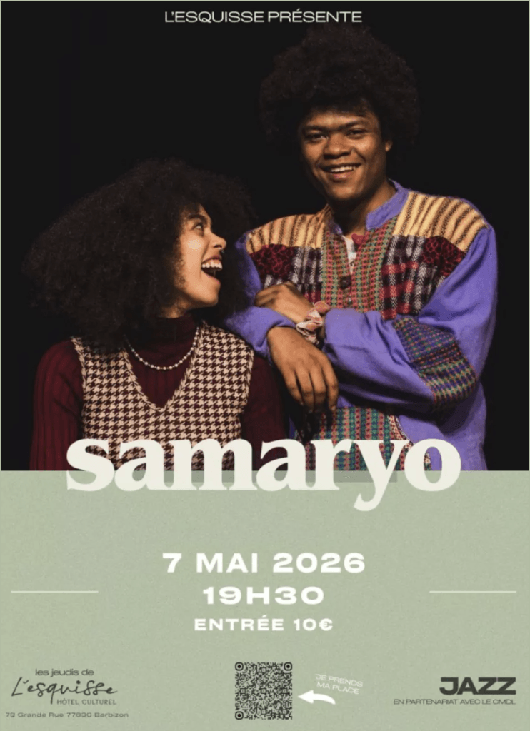 Concert Samaryo jazz étudiant CMDL à L'Esquisse Barbizon — 7 mai 2026
