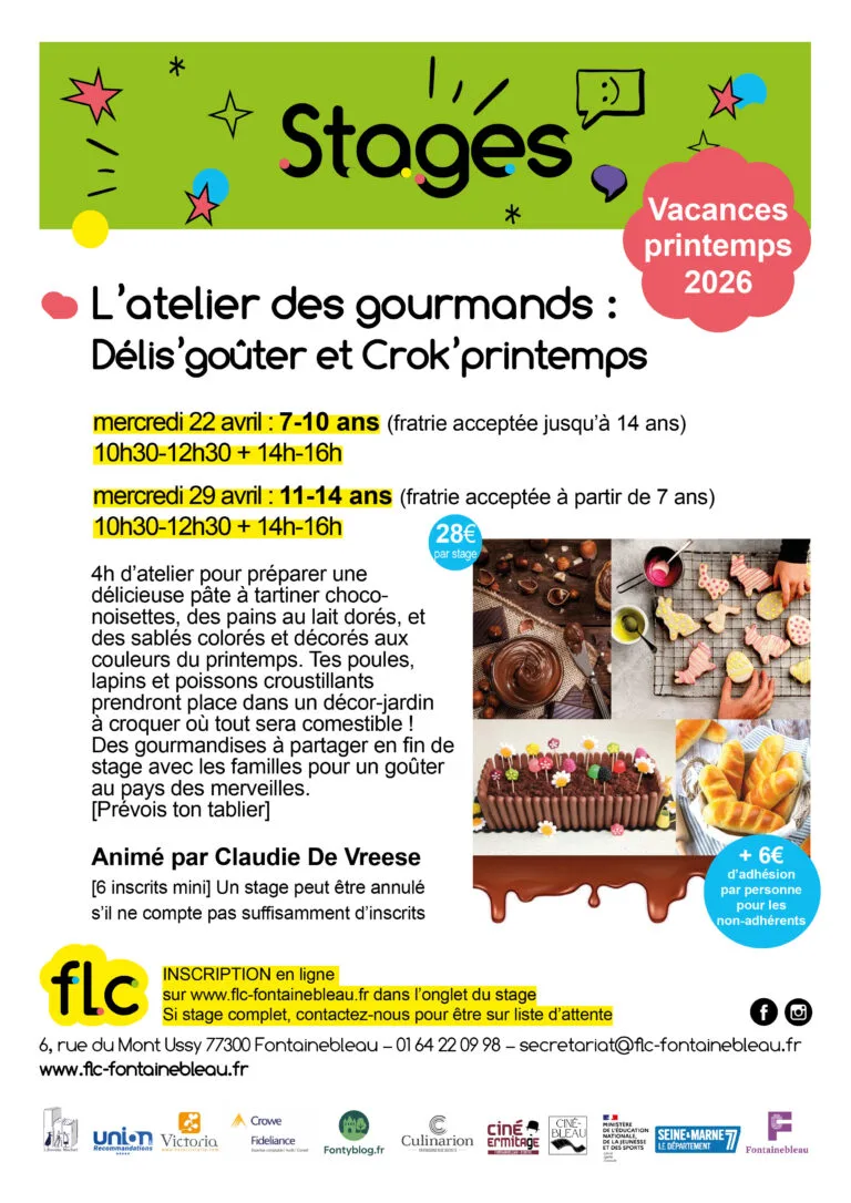 FLC-Praktikum L'atelier des gourmands - Fontainebleau 22. und 29. April 2026