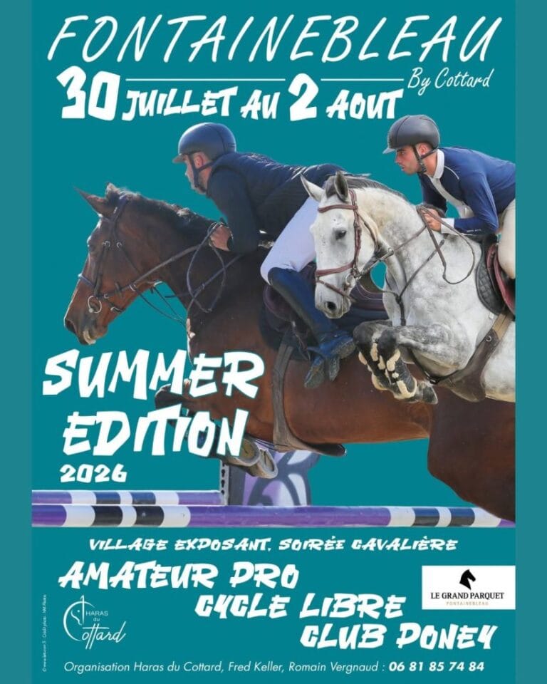 Affiche Fontainebleau by Cottard Summer Edition au Grand Parquet, 30 juillet au 2 août 2026