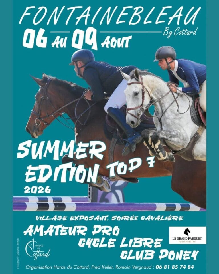 Affiche Fontainebleau by Cottard TOP 7 au Grand Parquet, 6 au 9 août 2026