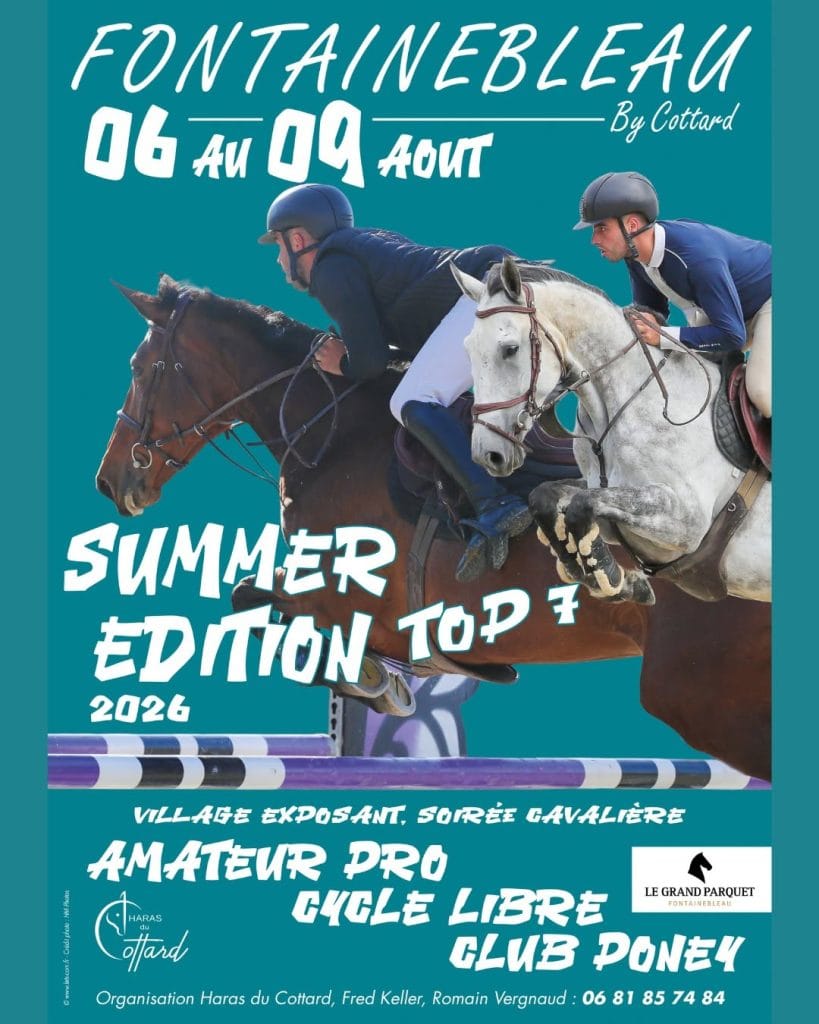 Affiche Fontainebleau by Cottard TOP 7 au Grand Parquet, 6 au 9 août 2026