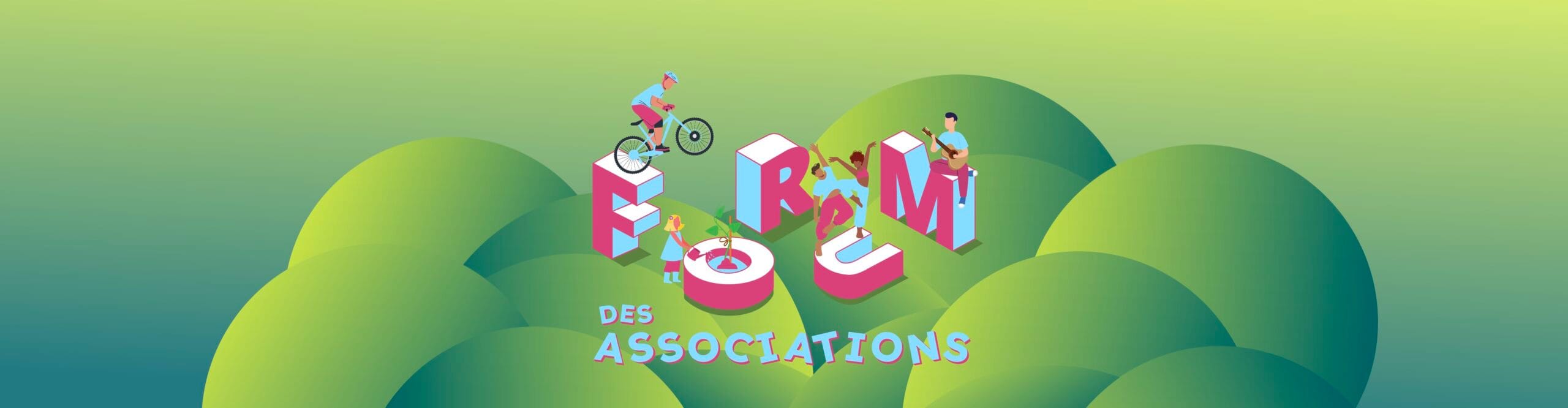 Bandeau officiel du Forum des associations Fontainebleau-Avon 2026