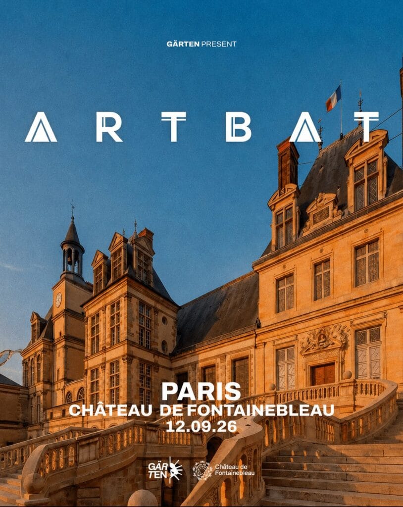 Concert electro ARTBAT dans la cour de la Fontaine du chateau de Fontainebleau, 12 septembre 2026