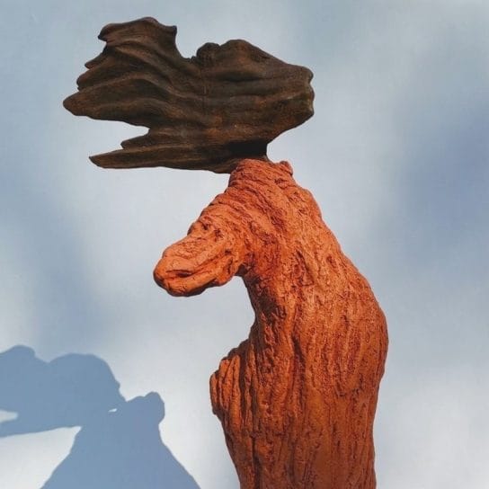 Rencontre avec la foret, sculptures de Cathy Lagarrigue a la Maison des Associations