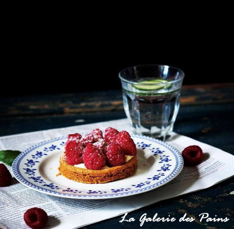 Tartelette aux framboises, La Galerie des Pains à Barbizon