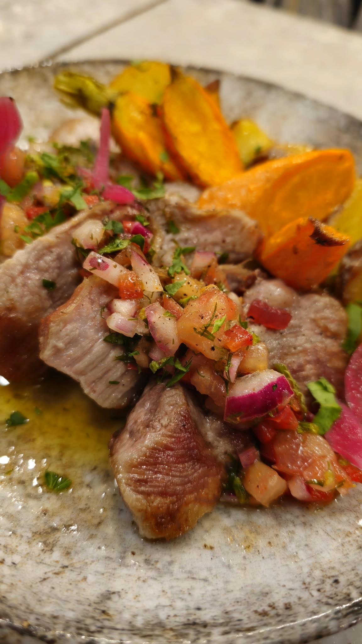 Le Bistrot des Amis : Bouchées de poire de boeuf et carottes